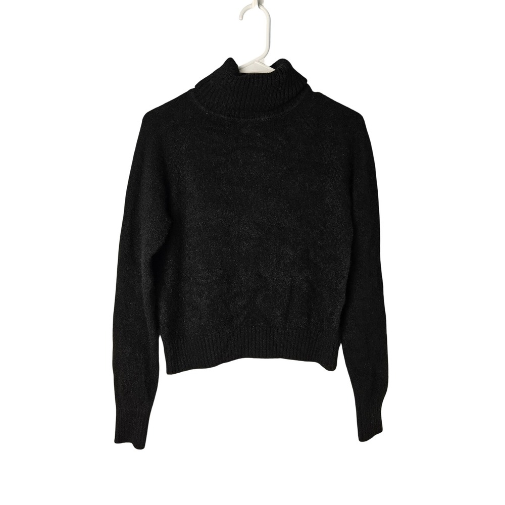 Quince 100% Yak Wool Turtleneck Black Womens Medium Quiet Luxury